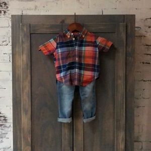 18mo OshKosh skinny jeans & Ralph Lauren shirt